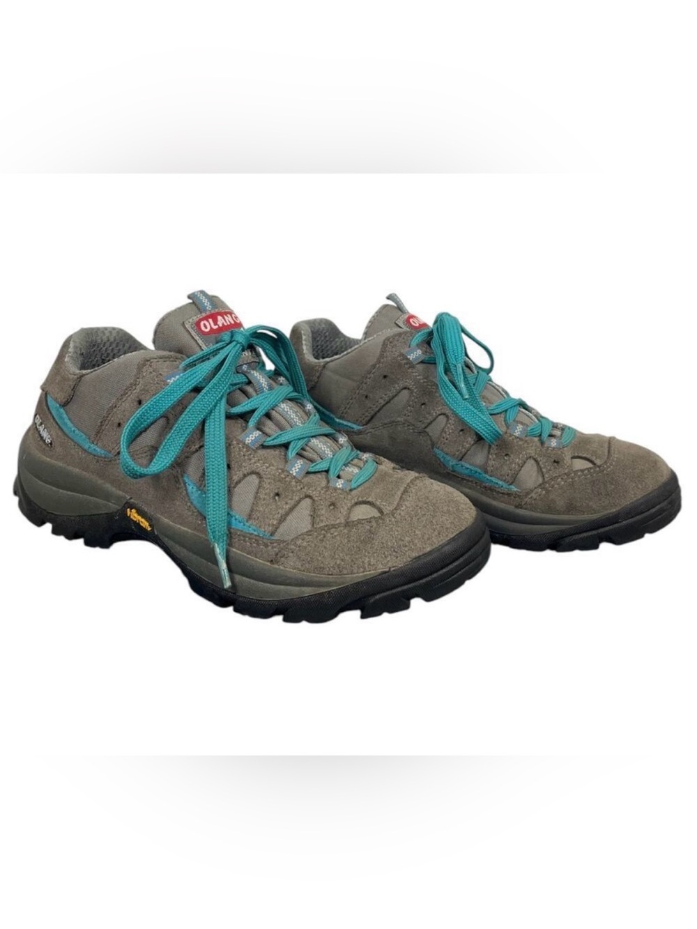 Olang Low Top Hiking Shoes US Women’s 7.5 Lace-Up Vibram Sole Outdoors Rugged